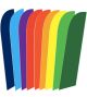 Colored Feather Flags
