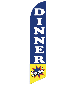 Dinner Feather Flag