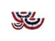 Pleated Fan Flags
